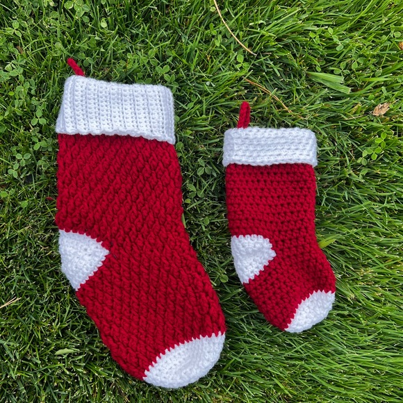 Hand Crocheted Christmas Stocking Bundle! - Picture 1 of 10
